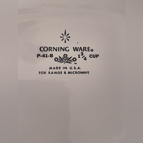 Vintage CorningWare Blue Cornflower P-41-B 1¾ Petite Pan Set:3 Casserole Dishes - Picture 10 of 15